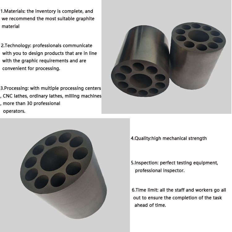 High purity artificial graphite mold for gold melting