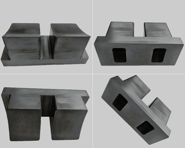 Factory direct sale high strength vibration moulding graphite molded block