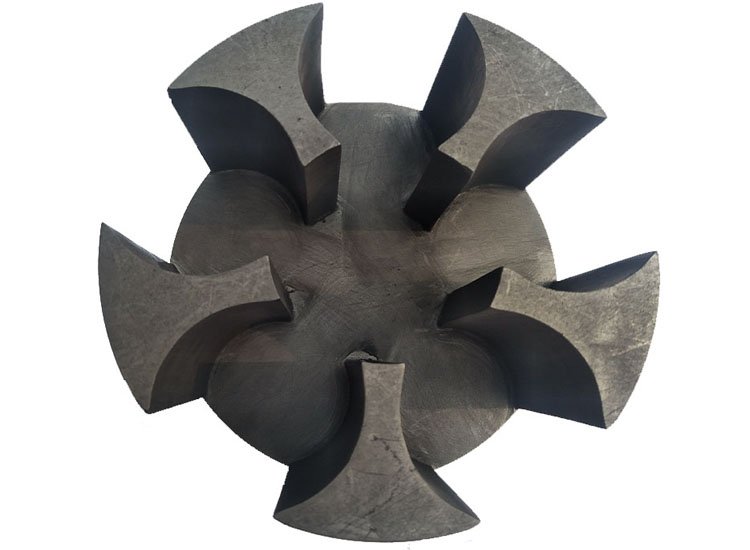 Custom high quality flower shaped heat conduction graphite mold factory