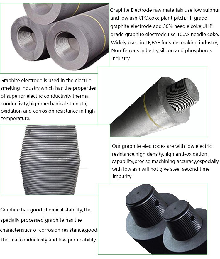 Ultra-high power HP 450mm graphite electrode manufacturer