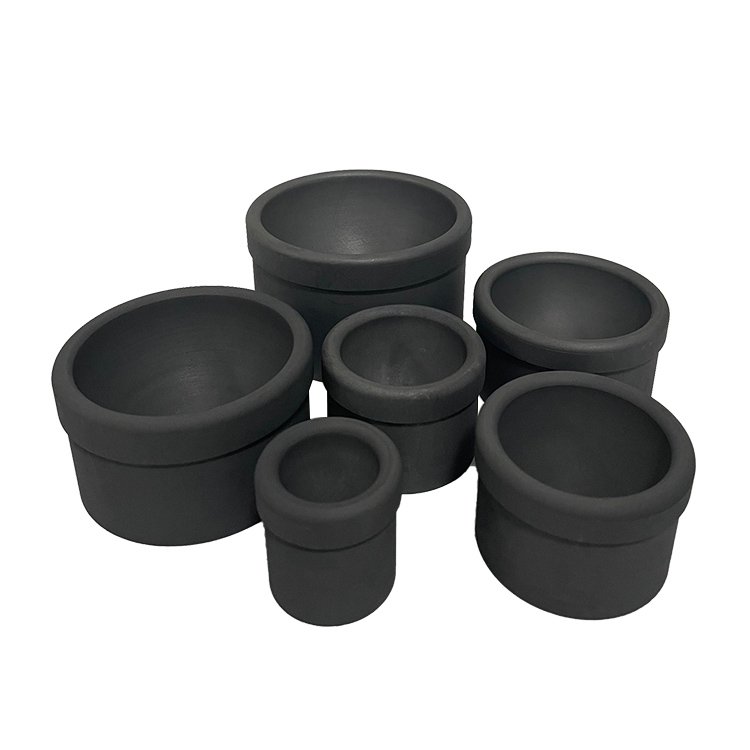 High pure 50kg graphite crucible for gold melting