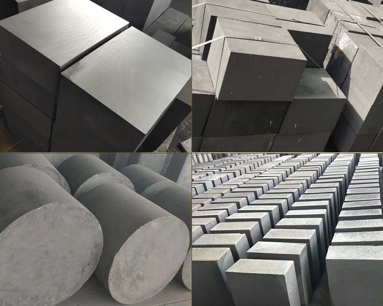 High quality block carbon graphite tiles