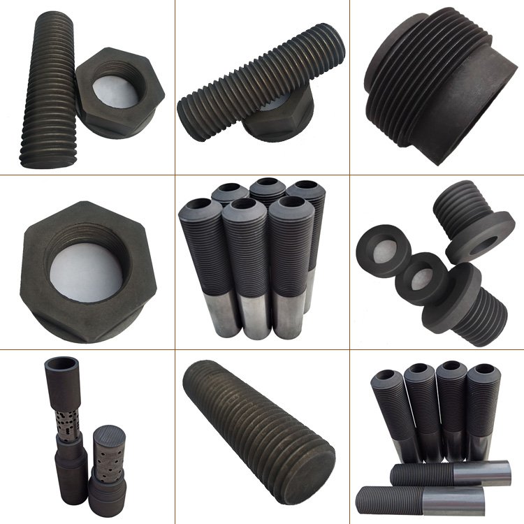 Supplier customized molds graphite bolt nuts screw mold