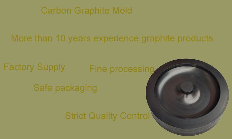 Round shape carbon graphite mold for glass blowing