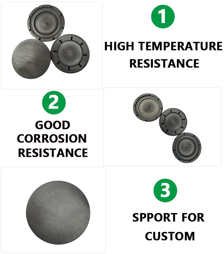 Customize high purity isostatic graphite bushings bearing mold for sale