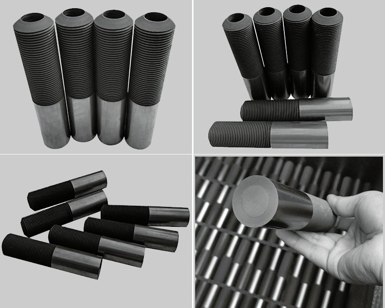 High strength thermal conductivity isostatic graphite dies for continuous casting