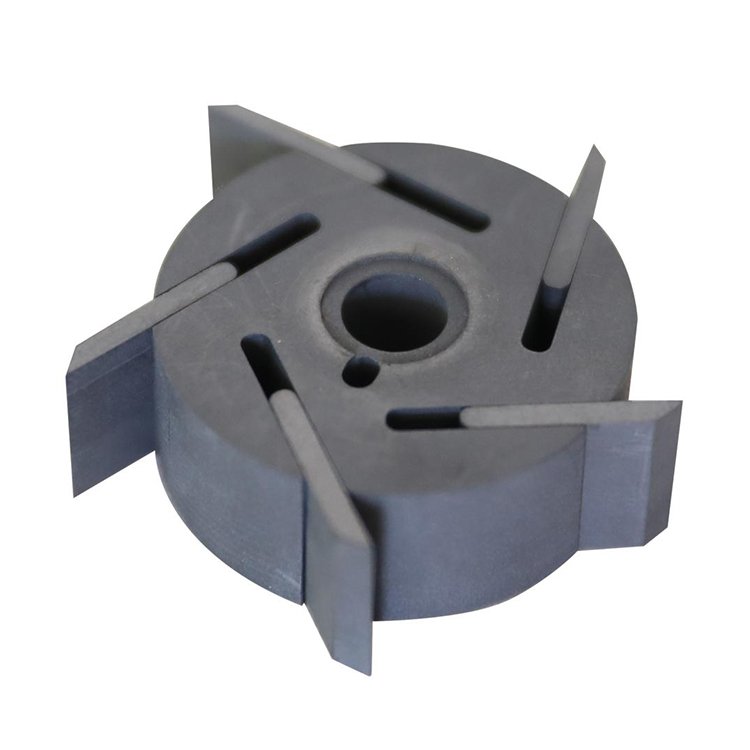 Isostatic molds degassing graphite rotor for vacuum pump