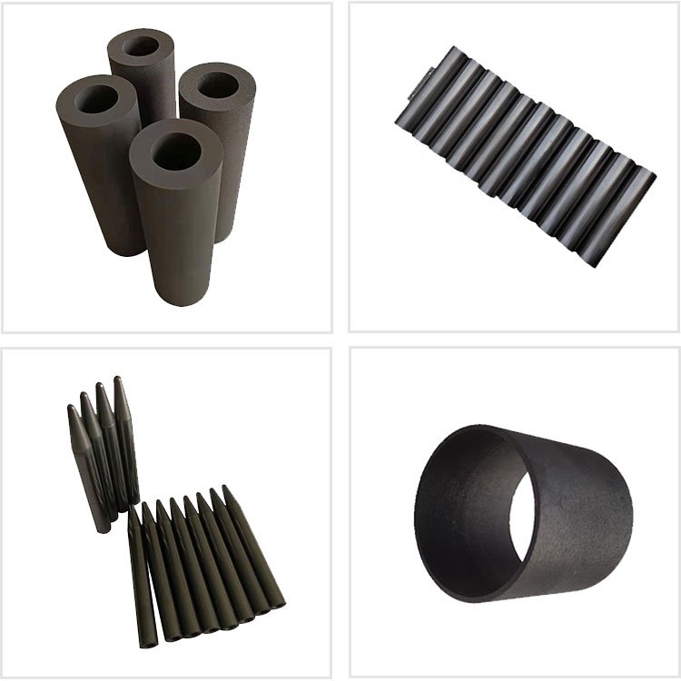 Sale 1.75-1.85g/cm3 density heat conduction high pure graphite tube for furnace