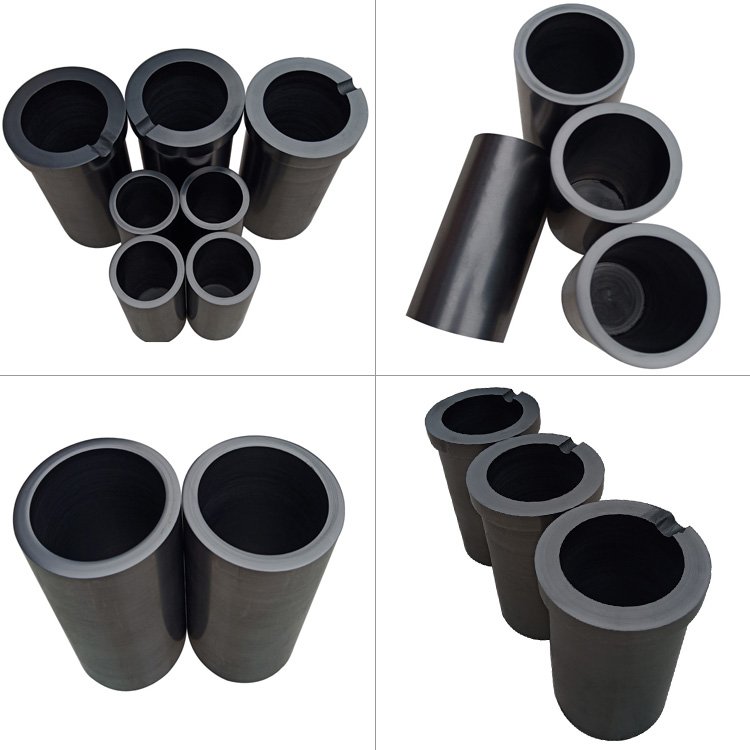 Hot sale high purity 1kg molten copper melting metal large graphite crucible pot manufacturer