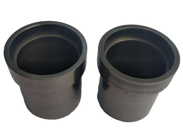 Quality guarantee smelting custom graphite crucible pot for melting lead gold
