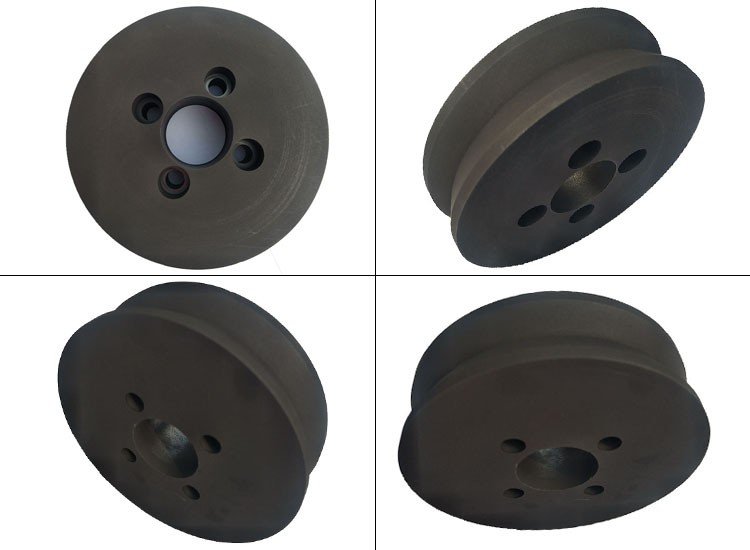 Round shape carbon graphite mold for glass blowing